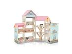 Costway Poppenhuis – 3 Verdiepingen & 42 Accessoires – 107 x, Verzenden, Nieuw