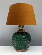 Lampe de table - Faïence, Laiton, Antiek en Kunst