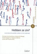 Hebben ze zin? / Sociale Wetenschappen Kruispunten / 8, Boeken, Verzenden, Gelezen