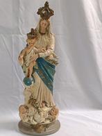 Beeldje - Madonna met Kind - 47 cm - Gips, Antiek en Kunst