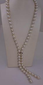 Zonder Minimumprijs - Halsketting 10x11,5 mm witte Edison, Handtassen en Accessoires, Kettingen, Nieuw