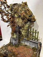 sculptuur, Presepe Napoletano Scenografia - 47 cm - Hout,, Nieuw