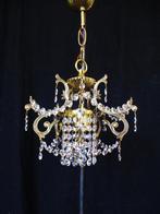Lustre - Bronze, Cristal, Verre - lustre vintage