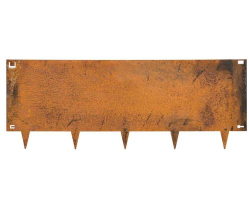 Cortenstaal borderrand 40x106 cm flexibel, Tuin en Terras, Bielzen en Borduren, Nieuw, Overige materialen