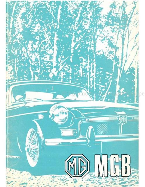 1973 MG MGB INSTRUCTIEBOEKJE ENGELS (USA), Auto diversen, Handleidingen en Instructieboekjes