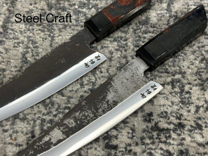 Keukenmes - Japanse chefmessen - Premium Japans staal, Antiquités & Art, Antiquités | Ustensiles de cuisine