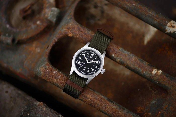 Hamilton - Hamilton Khaki Field Mechanical Military -, Handtassen en Accessoires, Horloges | Heren