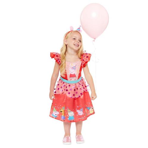 Kind Kostuum Peppa Pig Party Jurk, Kinderen en Baby's, Carnavalskleding en Verkleedspullen, Nieuw, Verzenden