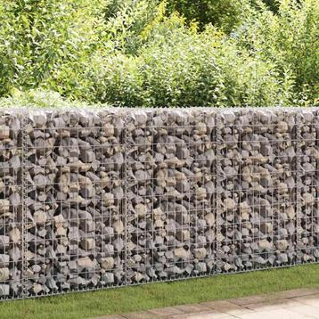 vidaXL Schanskorf met deksels 100x50x30 cm gegalvaniseerd, Verzenden