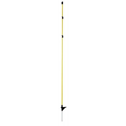 Ovale glasvezelpaal 152 cm dia 8 mm  metalen grondnagel 10st, Tuin en Terras, Palen, Balken en Planken, Nieuw