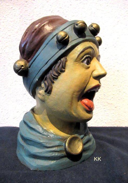 Gaper - Figuur - Unieke zeldzame grote Apotheek Gaper -, Antiek en Kunst, Antiek | Wandborden en Tegels