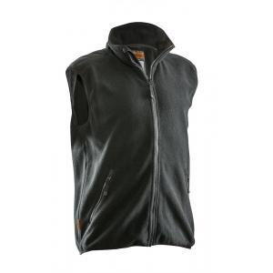 Jobman werkkledij workwear - 7501 fleece vest l zwart, Doe-het-zelf en Bouw, Veiligheidskleding
