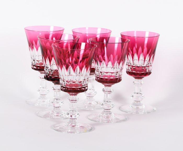 Prachtig lot van 6 antieke kristallen Val Saint Lambert, Antiek en Kunst, Antiek | Meubels | Tafels