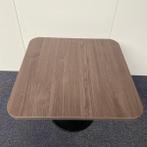 Palmberg salontafel (hxbxd) 52x70x70 cm, bruin eiken - zwart