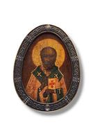 Icône - Saint Nicolas le Thaumaturge - Argent 875 (84