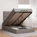 vidaXL Ottoman bed met matrassen en LEDs 200x200cm, Huis en Inrichting, Slaapkamer | Bedden, Verzenden, Nieuw