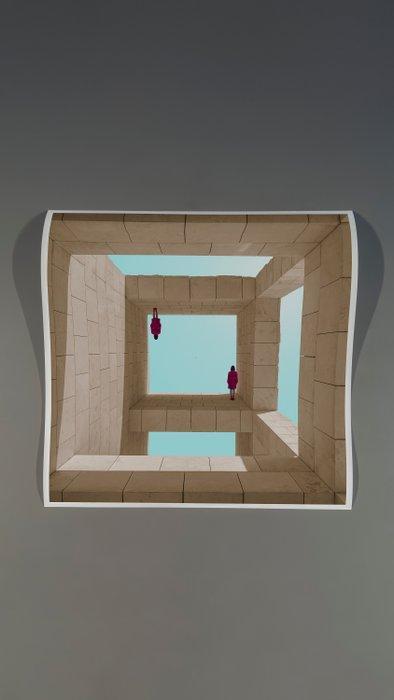 Téber - Friends are Mirrors (Cyan), Antiek en Kunst, Kunst | Designobjecten