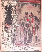 Spotprent Duitse vredesbesprekingen tijdens Eerste Wereld..., Verzenden