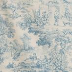 Stupende toile de Jouy azzurro - Textile - 250 cm - 280 cm