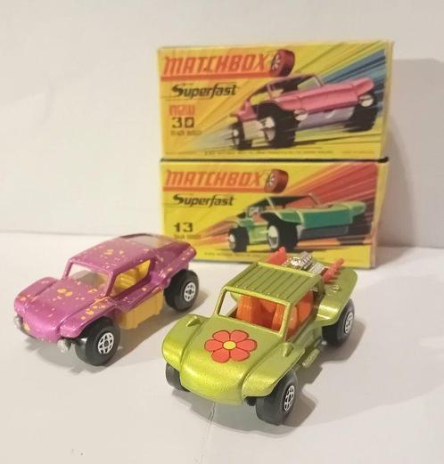 Matchbox 1:64 - Modelauto (2) - Baja Buggy (13) Beach Buggy, Hobby en Vrije tijd, Modelauto's | 1:5 tot 1:12