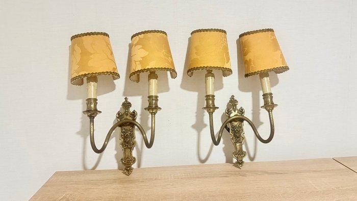 Wandkandelaar - Legering, Messing, Antiek en Kunst, Curiosa en Brocante
