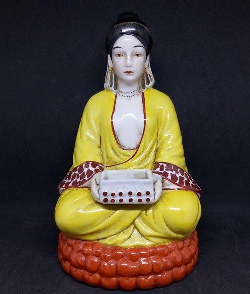 Figurine - Perfume lamp with exotic woman - Porcelaine, Antiek en Kunst, Kunst | Designobjecten