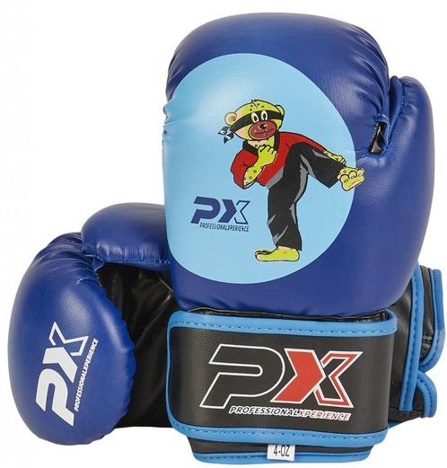 Phoenix Junior bokshandschoenen PU blauw BUDOBAERT, Sport en Fitness, Vechtsporten en Zelfverdediging