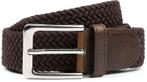 Geweven Riem Bruin maat 85 Heren, Kleding | Heren, Riemen en Ceintuurs, Bruin, Verzenden, Echt leder, Nieuw