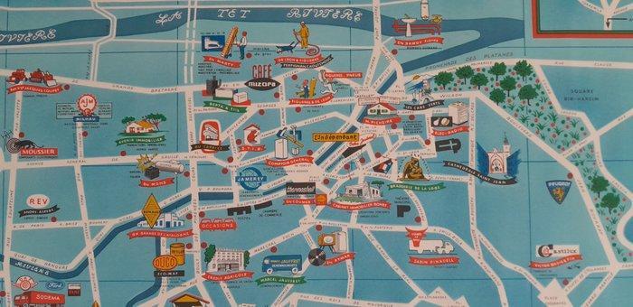 MORIN - R.Auterive - PERPIGNAN - Jaren 1960, Antiek en Kunst, Kunst | Tekeningen en Fotografie