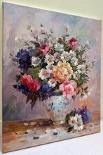 Ekaterina Dzuba (1982) - Fleurs de mon Jardin - Bouquet, Antiek en Kunst, Kunst | Schilderijen | Klassiek