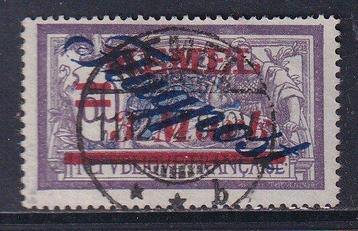 Memel 1922 - 3 M.auf 60 C. dunkelgrauviolett/kobalt. ATTEST: