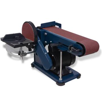 vidaXL Schijf- Bandschuurmachine 375 W, Doe-het-zelf en Bouw, Verzenden, Nieuw