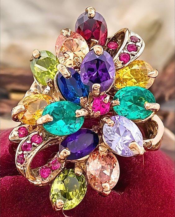 Sans prix de réserve - Bague - 9 carats Or rose, Argent, Bijoux, Sacs & Beauté, Bagues