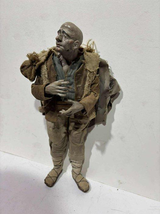 sculptuur, Presepe Napoletano - Pastore - Inizio XX secolo -, Antiquités & Art, Art | Art non-occidental