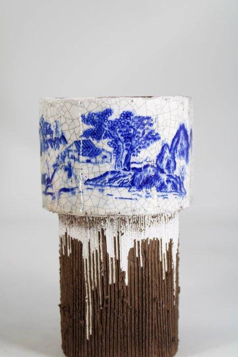 Max Modolo - Max Modolo - Vaas - Keramiek - Vaas Wabi-Sabi, Antiek en Kunst, Curiosa en Brocante