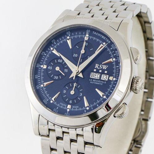 RSW - La Neuveville Valjoux - RSWA129-SS-9 - Homme - 2020 et, Handtassen en Accessoires, Horloges | Heren