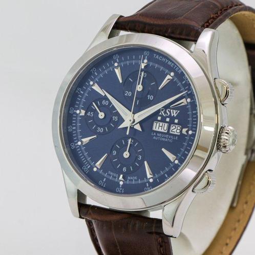RSW - La Neuveville Valjoux automatic - RSWA129-SL-9 - Homme, Handtassen en Accessoires, Horloges | Heren
