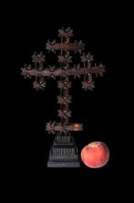 Crucifix - Bois - 1900 - art de vagabond, Antiek en Kunst