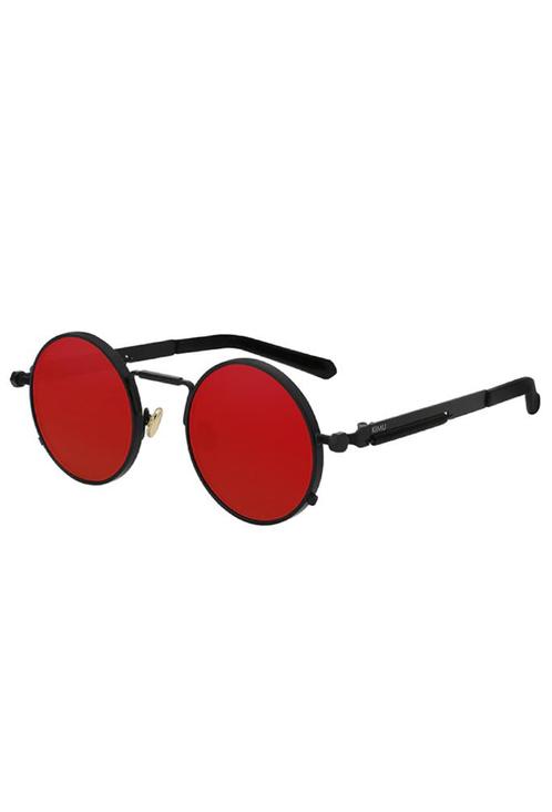 Ronde Bril Hipster Zwart Montuur Rond Rode Glazen Nachtbril, Handtassen en Accessoires, Zonnebrillen en Brillen | Dames, Rood