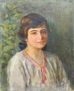 European School (XX) - Portrait einer Dame