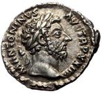 Romeinse Rijk. Marcus Aurelius (AD 161-180). Denarius Great, Postzegels en Munten, Munten | Europa | Niet-Euromunten