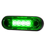 LED markeerlicht voor vlakke montage en buismontage GROEN, Auto-onderdelen, Ophalen of Verzenden, Nieuw