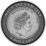 Niue. 5 Dollars 2019 Atlantis - The Sunken City - Antique