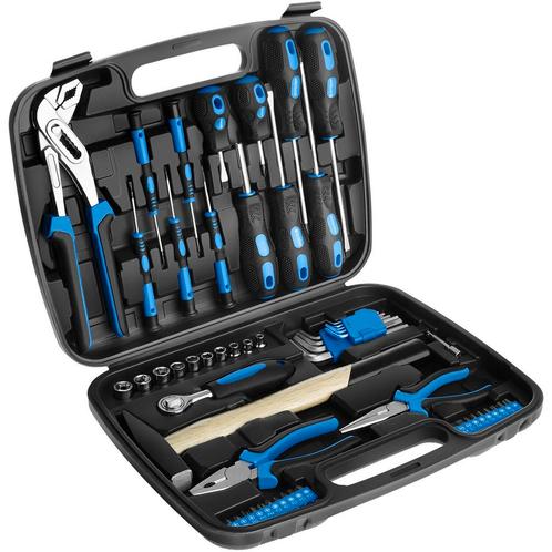 tectake Gereedschapsset - zwart, Doe-het-zelf en Bouw, Gereedschap | Handgereedschap, Verzenden