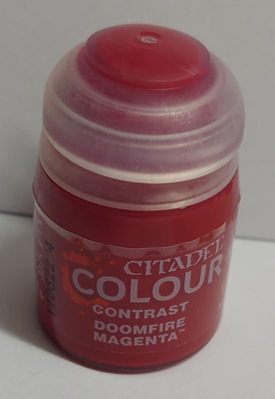 Contrast Doomfire Magenta 18ml (Warhammer Nieuw), Hobby en Vrije tijd, Wargaming, Ophalen of Verzenden