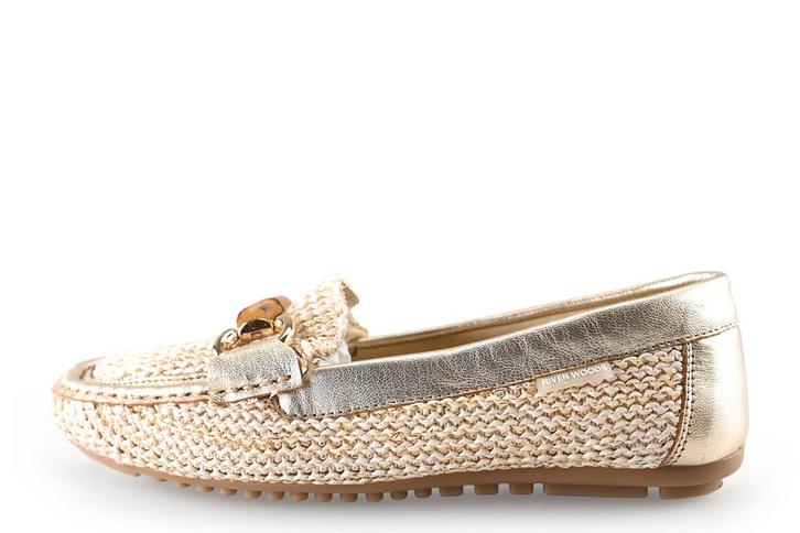 River Woods loafers in maat 38 Beige | 15% korting, Kleding | Dames, Schoenen, Beige, Zo goed als nieuw, Overige typen, Verzenden