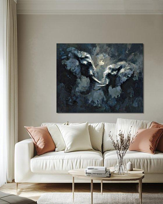 Wysocky John - The Elephants - XL, Antiek en Kunst, Kunst | Designobjecten