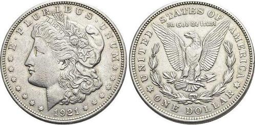 Dollar 1921 D Vereinigte Staaten von Amerika, Timbres & Monnaies, Monnaies | Amérique, Envoi