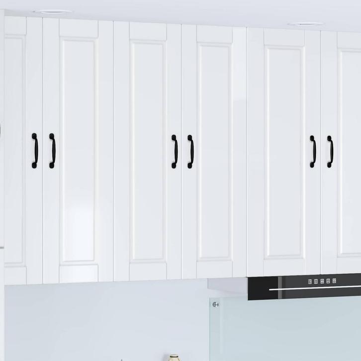 vidaXL Keuken Kast Hoogglans wit 60 x 31 x 100 cm Bewerkt, Maison & Meubles, Armoires | Autre, Envoi