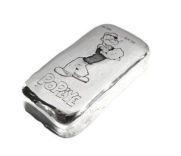 100 grammes - Argent .999 - Popeye the sailorman (Sans Prix beschikbaar voor biedingen